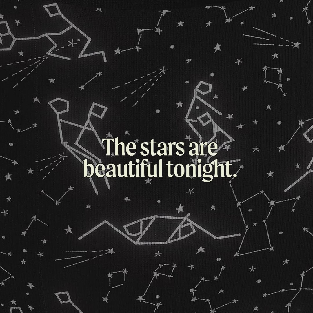 The Big Bang | Glow In The Dark Constellation Ball Hammock® Pouch Underwear With Fly - Shinesty