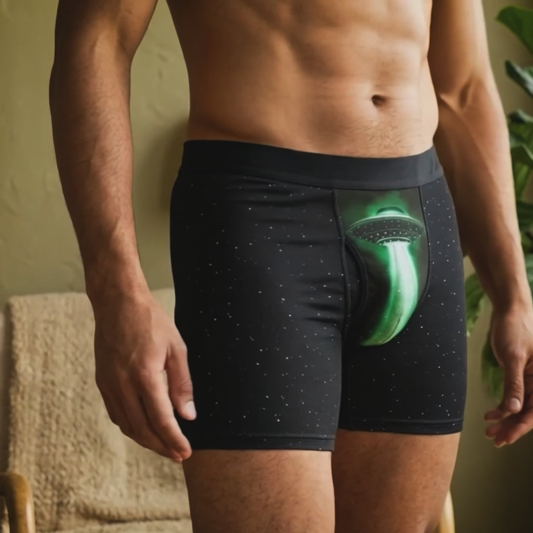 The Flying Saucer | UFO Ball Hammock® Pouch Underwear With Fly - Shinesty
