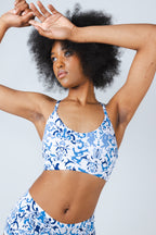 The Risqué Rorschach | Blue Willow Boob Hammock™ Scoop Bralette - Shinesty