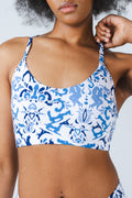 The Risqué Rorschach | Blue Willow Boob Hammock™ Scoop Bralette - Shinesty