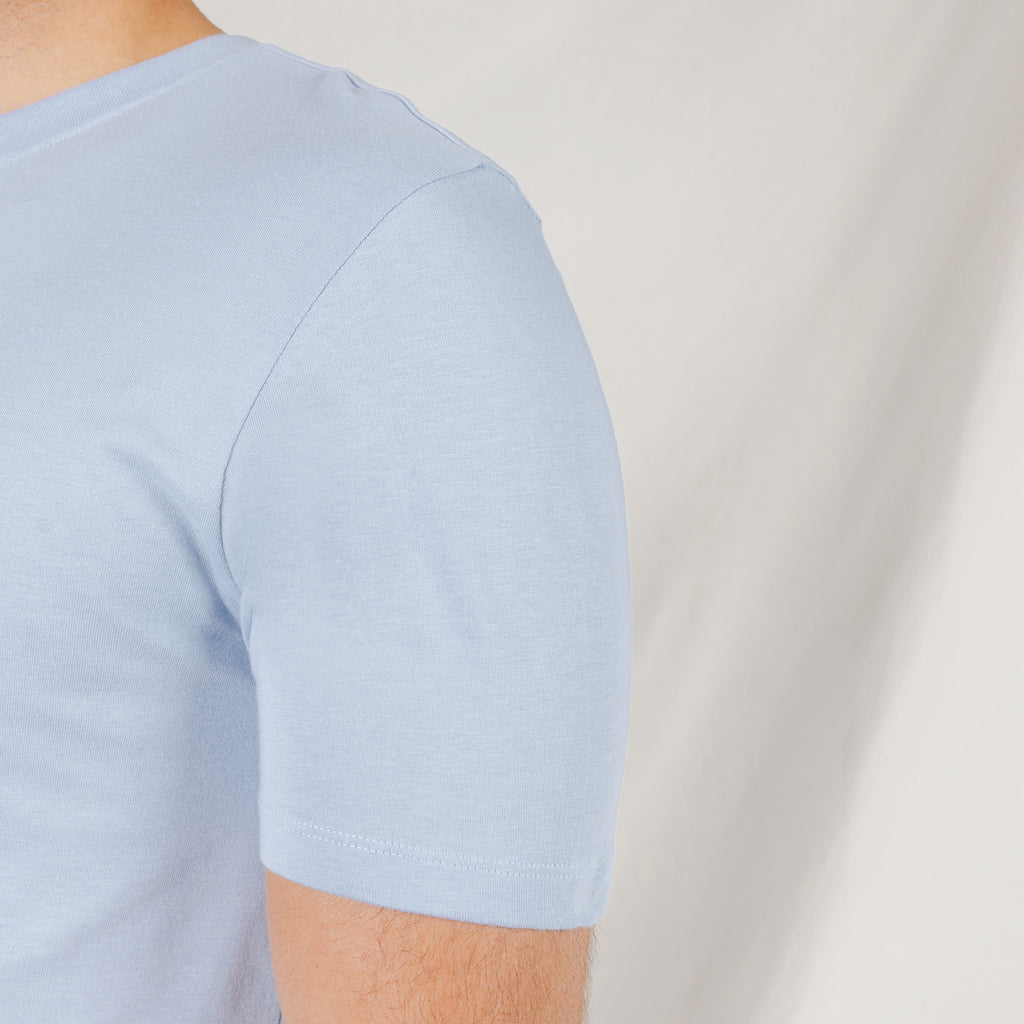 The Cool Concrete | Slate Blue Everyman™ T Shirt - Shinesty