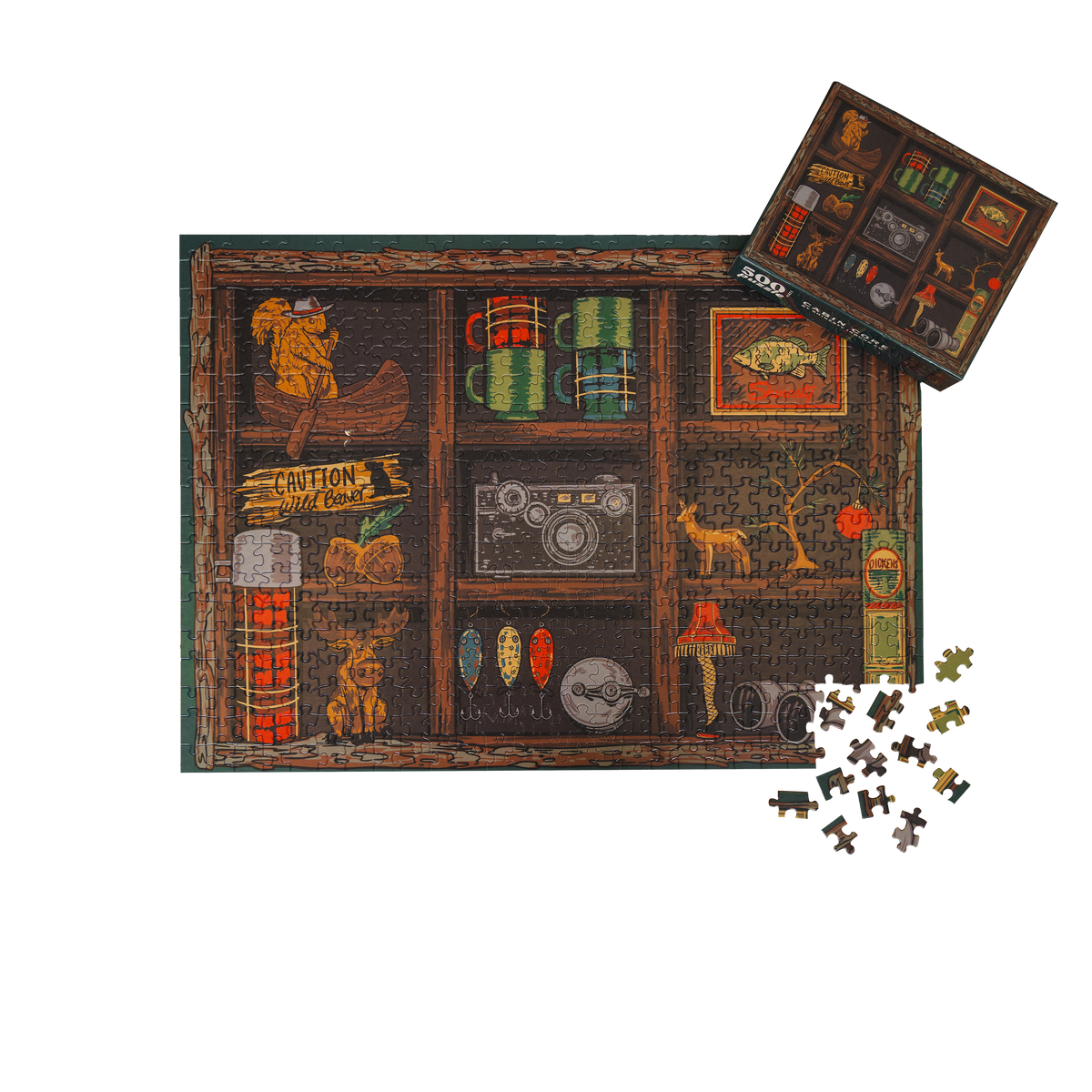 The Cabin Core | Cabin Scene Puzzle - Shinesty
