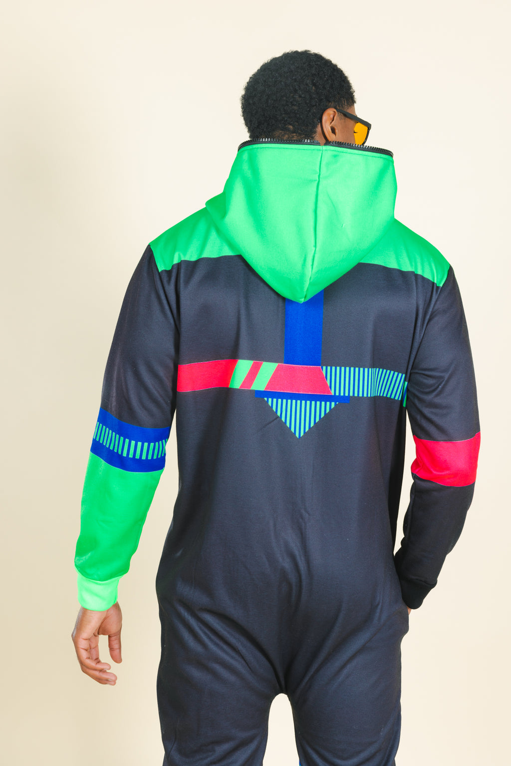 The Steep and Deep | Retro Black Onesie - Shinesty