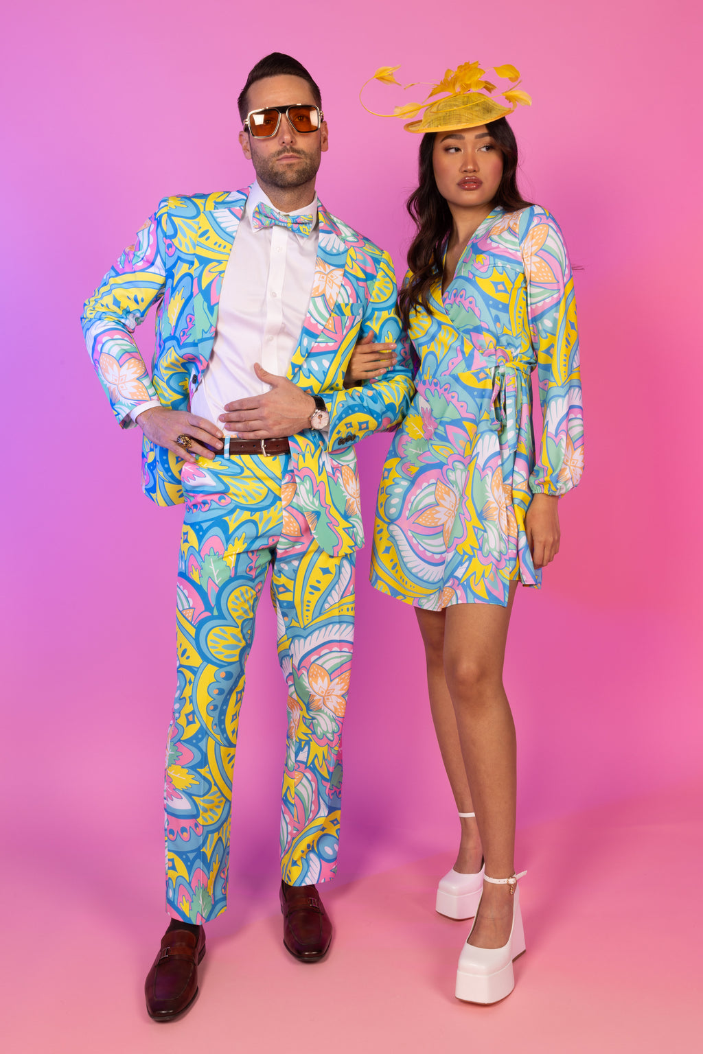 The April Showers | Abstract Paisley Suit - Shinesty
