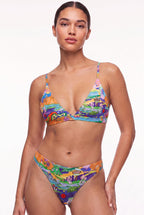 The Trippy Colorado | Trippy Colorado Boob Hammock™ Triangle Bralette - Shinesty