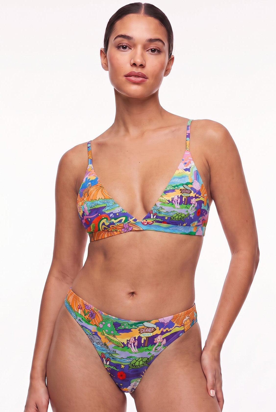 The Trippy Colorado | Trippy Colorado Boob Hammock™ Triangle Bralette - Shinesty
