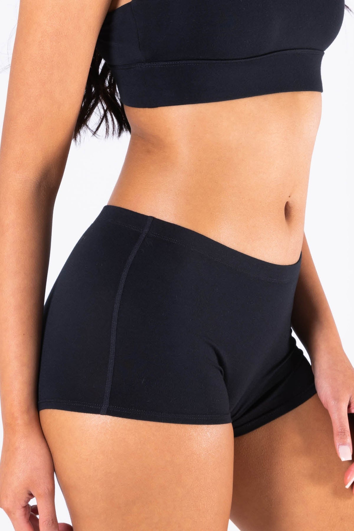 The Threat Level Midnight | Black Modal Boyshort Underwear - Shinesty