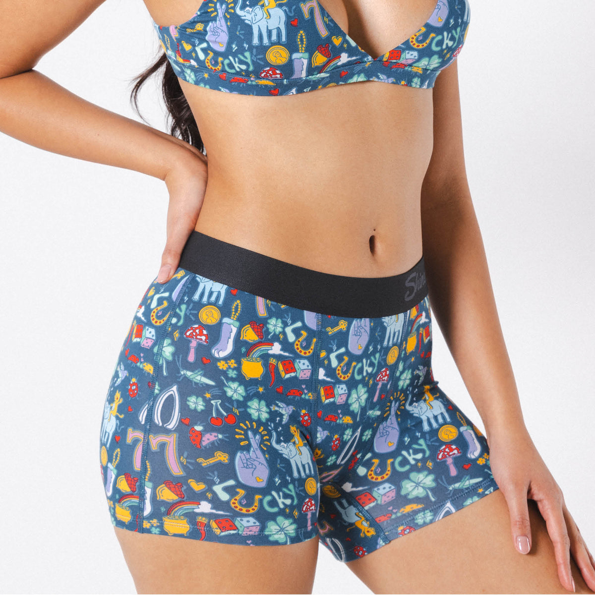 The Lucky Duck | Lucky Symbols Women’s Boxers - Shinesty