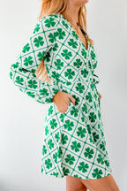 The Big Mistake | St. Patricks Day Wrap Dress - Shinesty