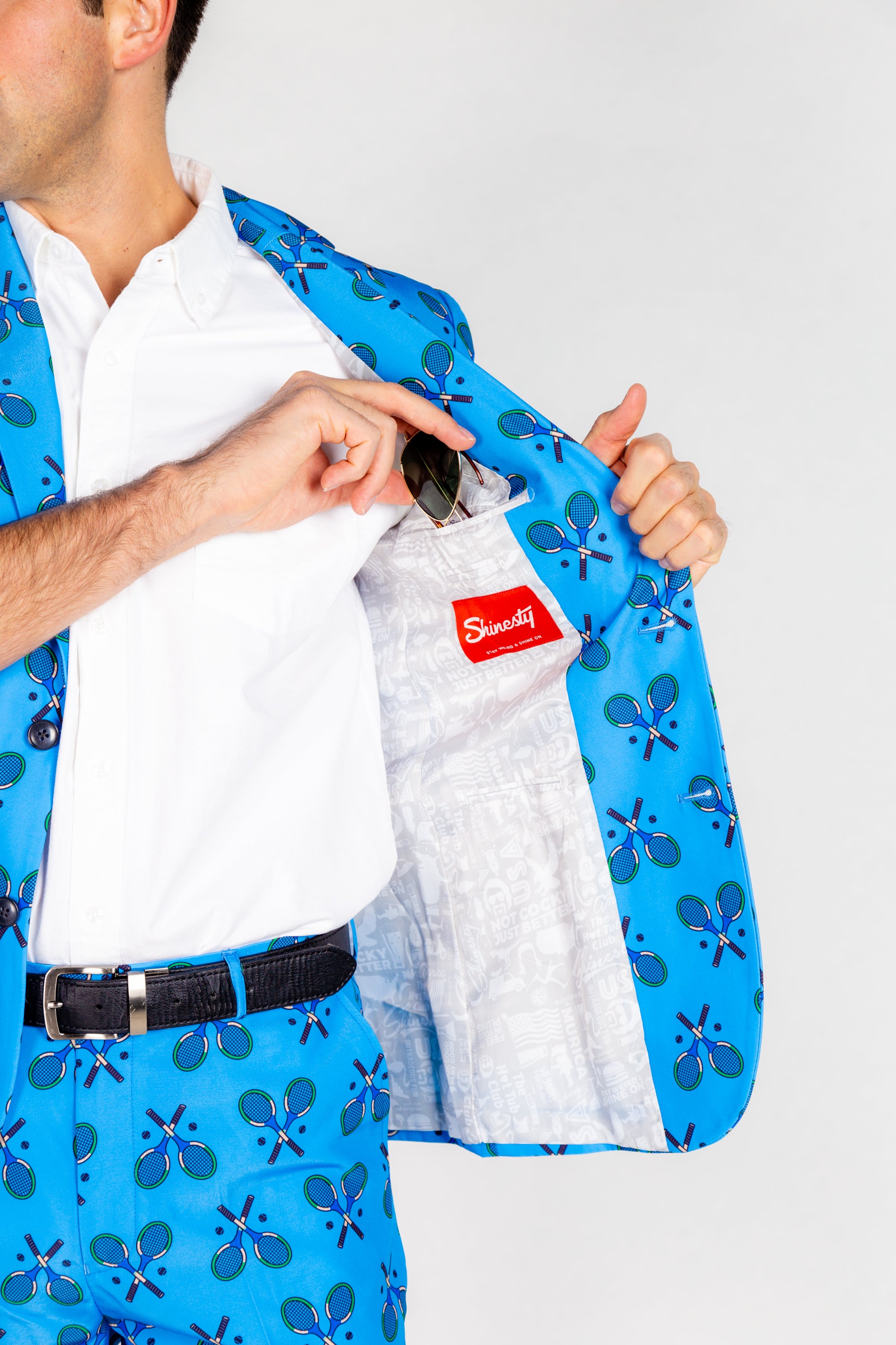 The Tennis System | Short Sleeve Blazer - Shinesty