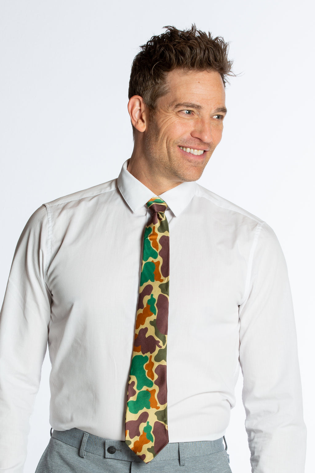 The Pursuit | Camouflage Ultimate Pocket Tie - Shinesty