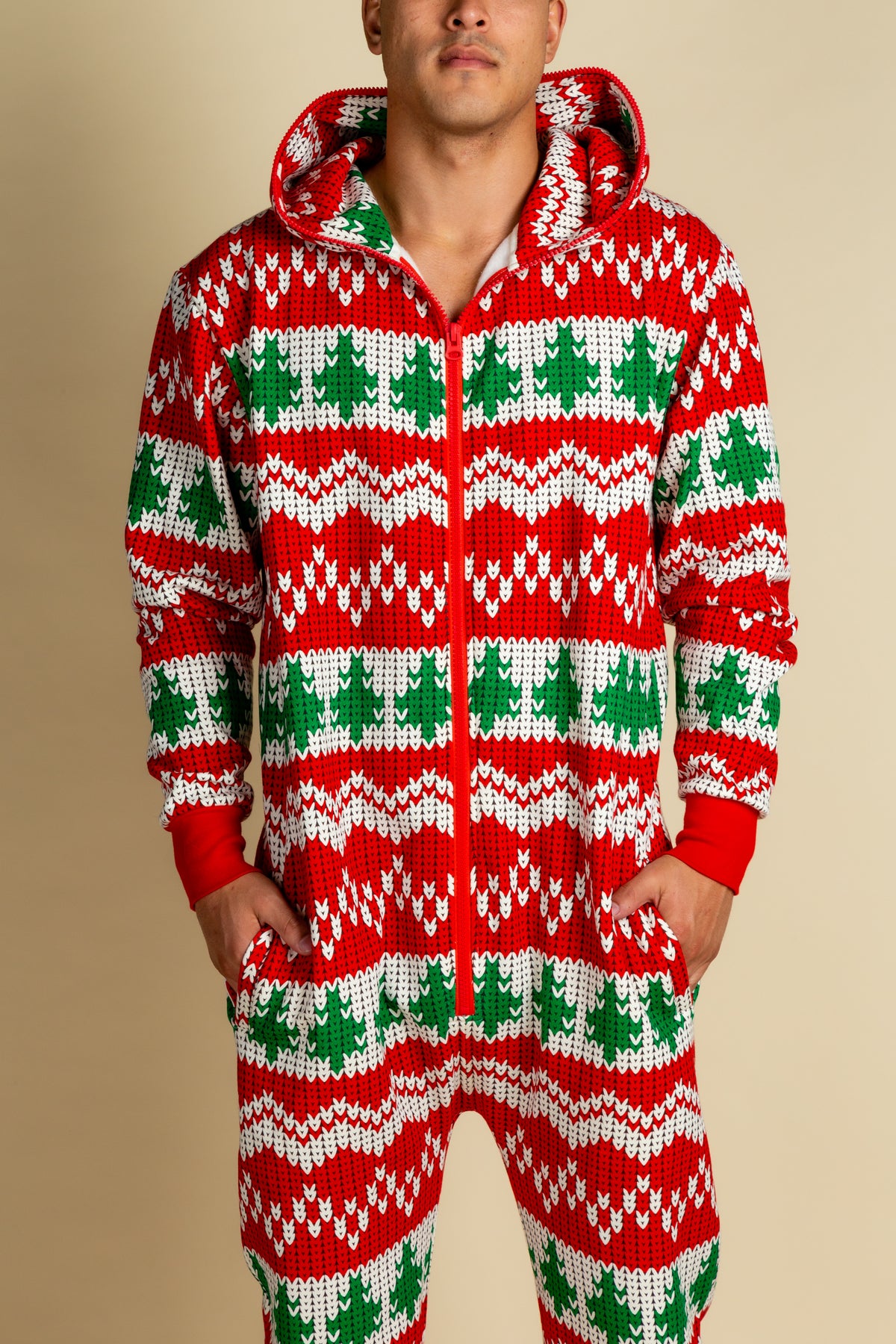 The Red Ryder | Knit Print Christmas Onesie - Shinesty