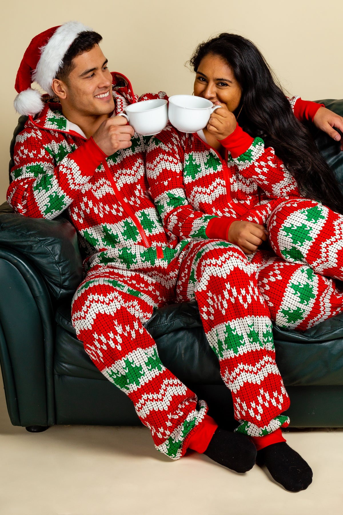The Red Ryder | Knit Print Christmas Onesie - Shinesty