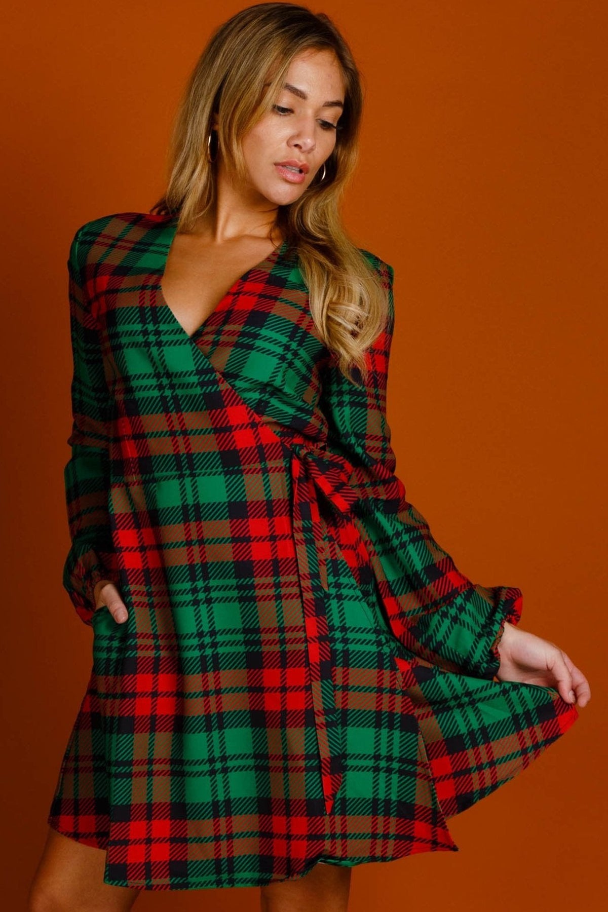 women's plaid christmas dress The Lincoln Log Love Lady top bodice lined in Size:5T/6T Mini dress HL50 Alyce Paris 40175 Short