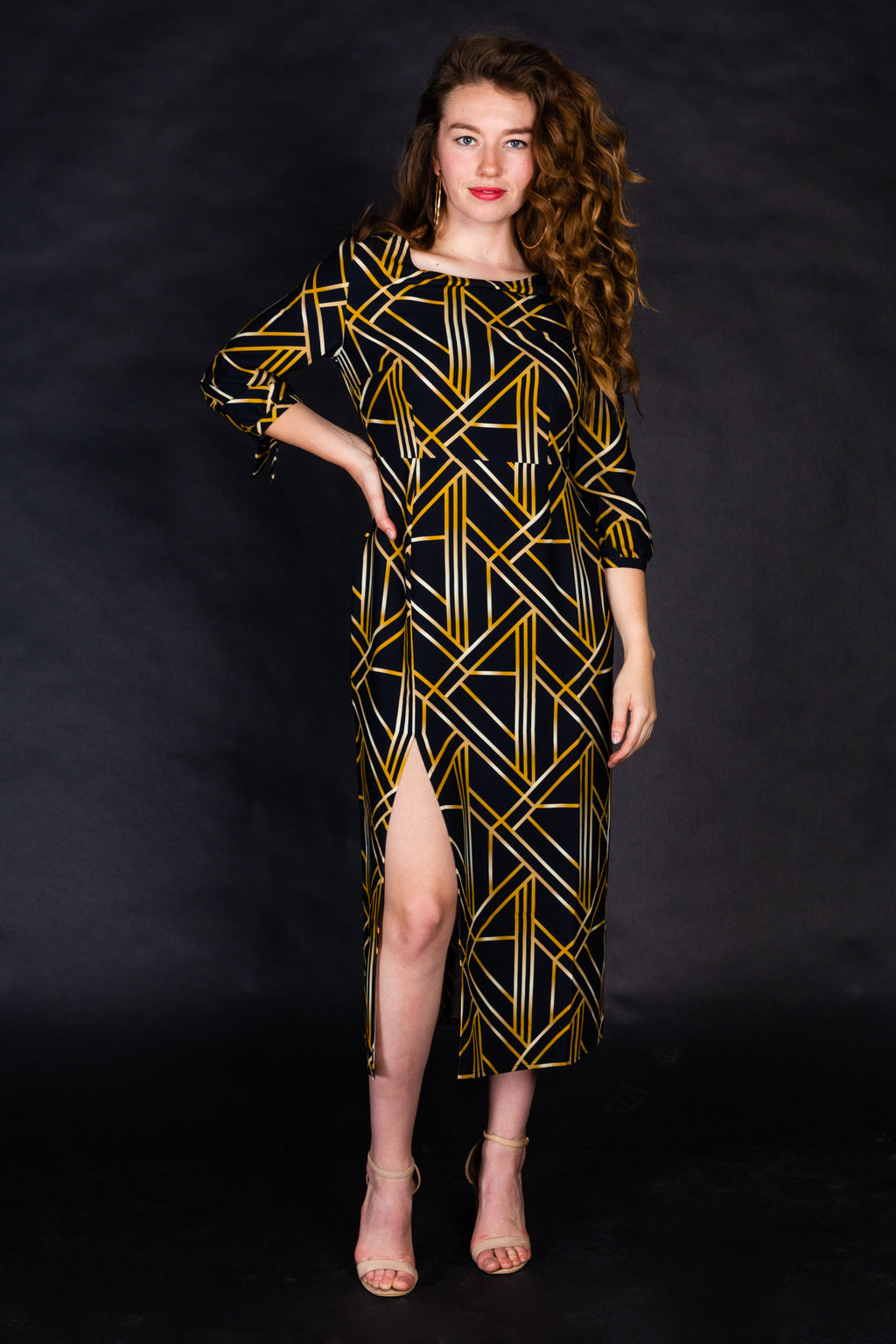 The Ball Droppers | Midi Formal Dress - Shinesty