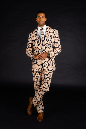 Xmas Morning Wood Wood Print Christmas Suit