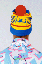 The Spread Eagle | Retro Ski Beanie - Shinesty