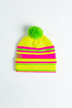 The Le Tits Now | Yellow Retro Ski Beanie - Shinesty
