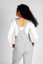 The Groutfit | Women's Heather Grey Pajamaralls® - Shinesty