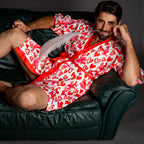 The Hot-Blooded Handbook | Valentines Day Party Kimono - Shinesty