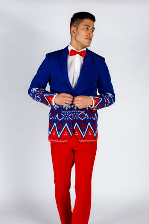 Nordic Gentleman Fair Isle Ugly Christmas Suit