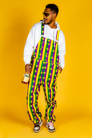 Beignets Breakfast Mardi Gras Overalls