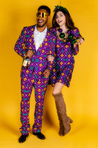 The Bourbon St. Special | Mardi Gras Diamond Suit - Shinesty