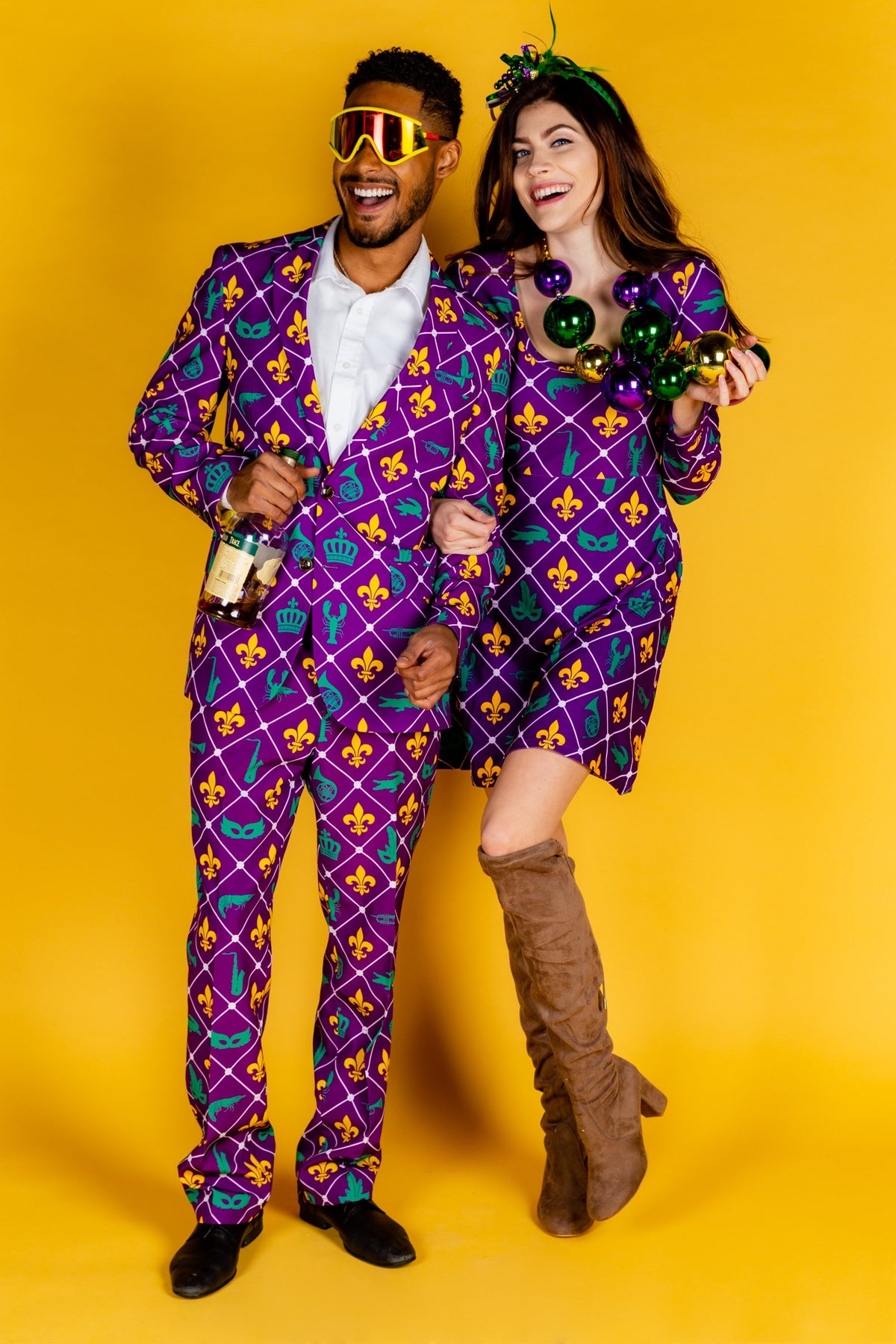The Bourbon St. Special | Mardi Gras Diamond Suit - Shinesty