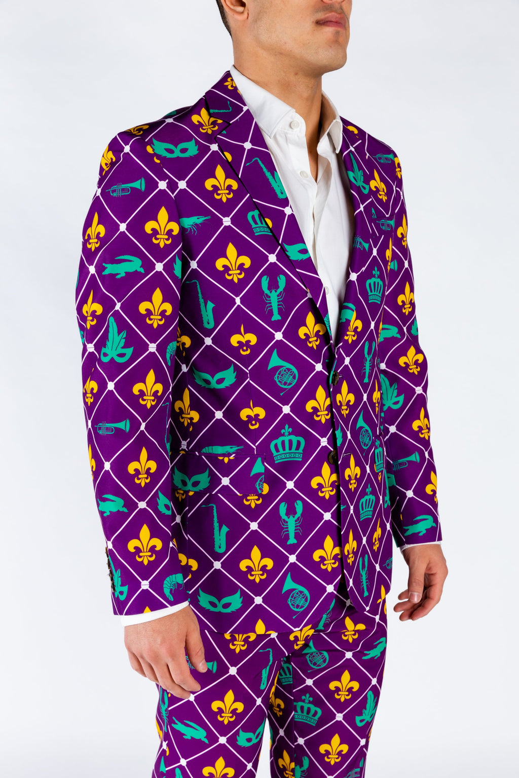 The Bourbon St. Special | Mardi Gras Diamond Suit - Shinesty