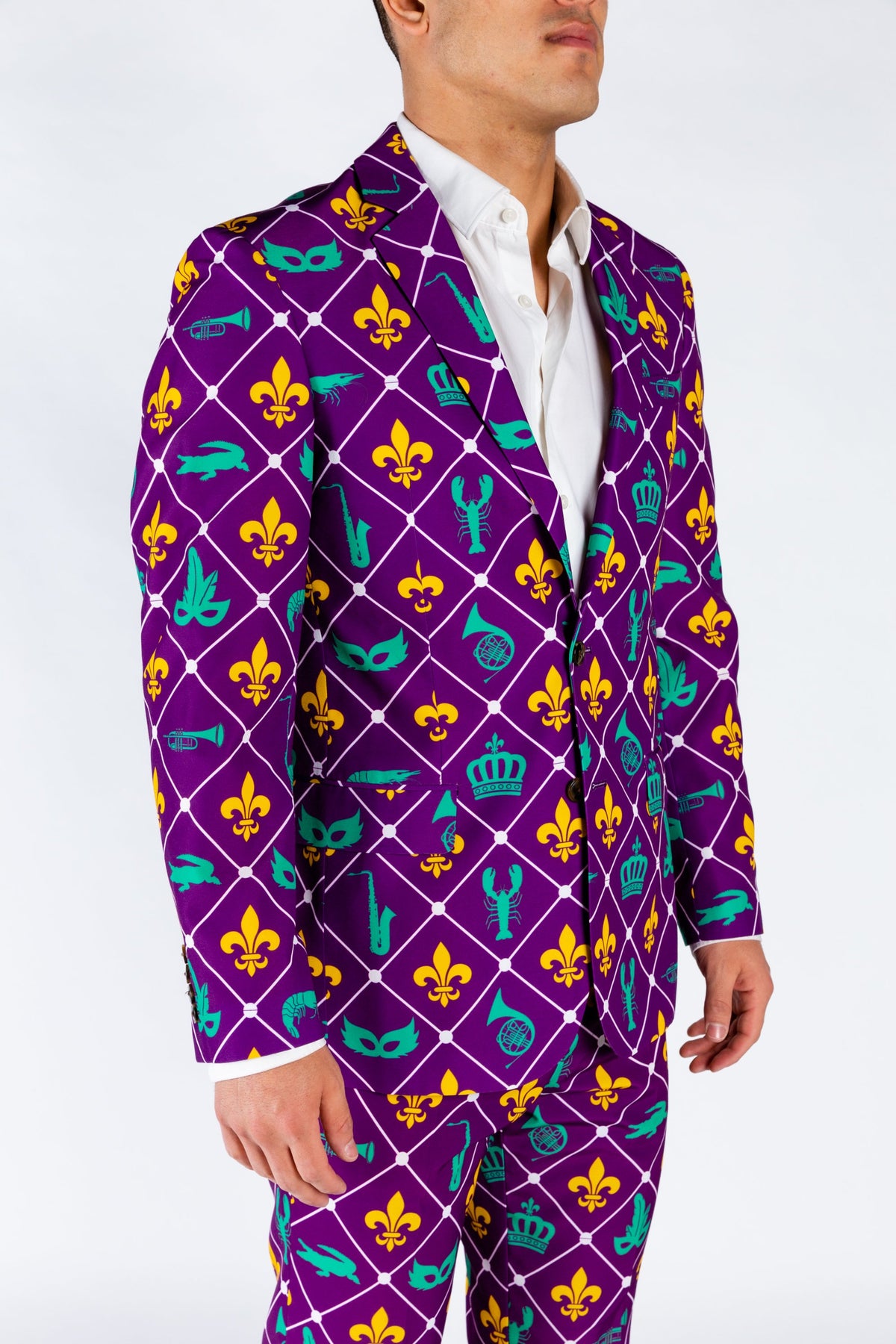 The Bourbon St. Special | Mardi Gras Diamond Suit - Shinesty