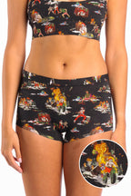 The 12 Slays of Christmas | Christmas Scene Modal Boyshort Underwear - Shinesty