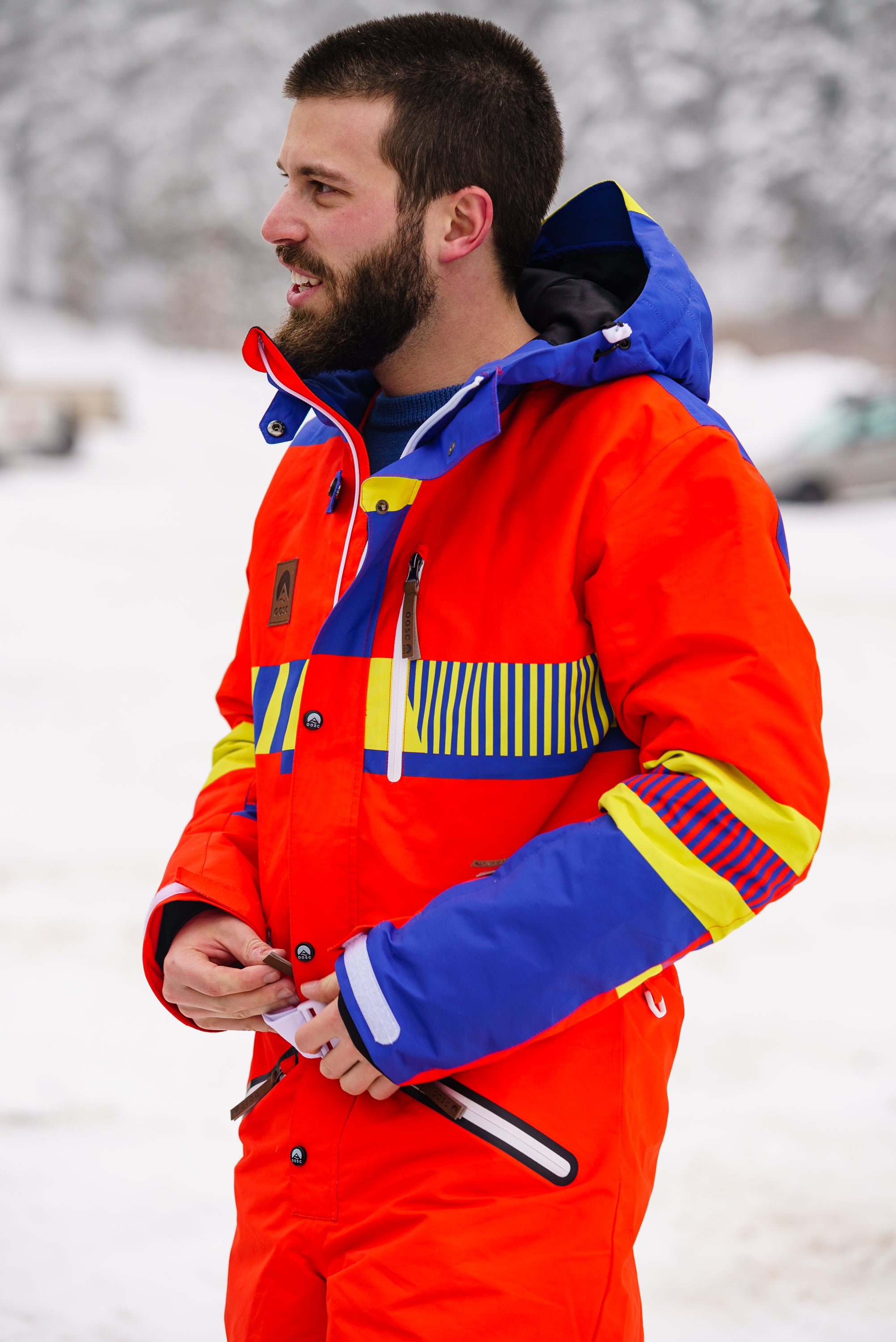 Ski Onesie | Red 80s Turn N Burn – Shinesty