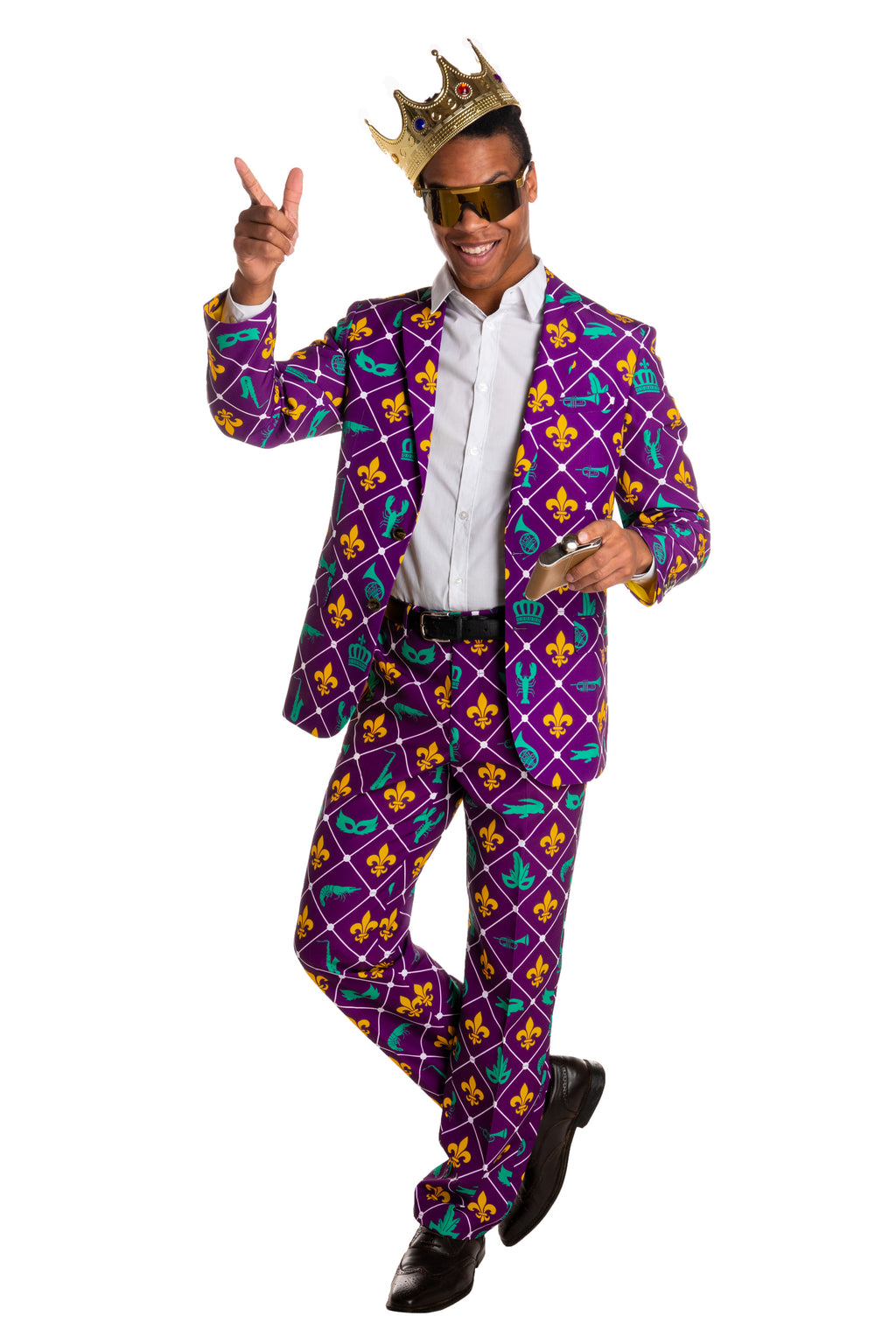 The Bourbon St. Special | Mardi Gras Diamond Suit - Shinesty