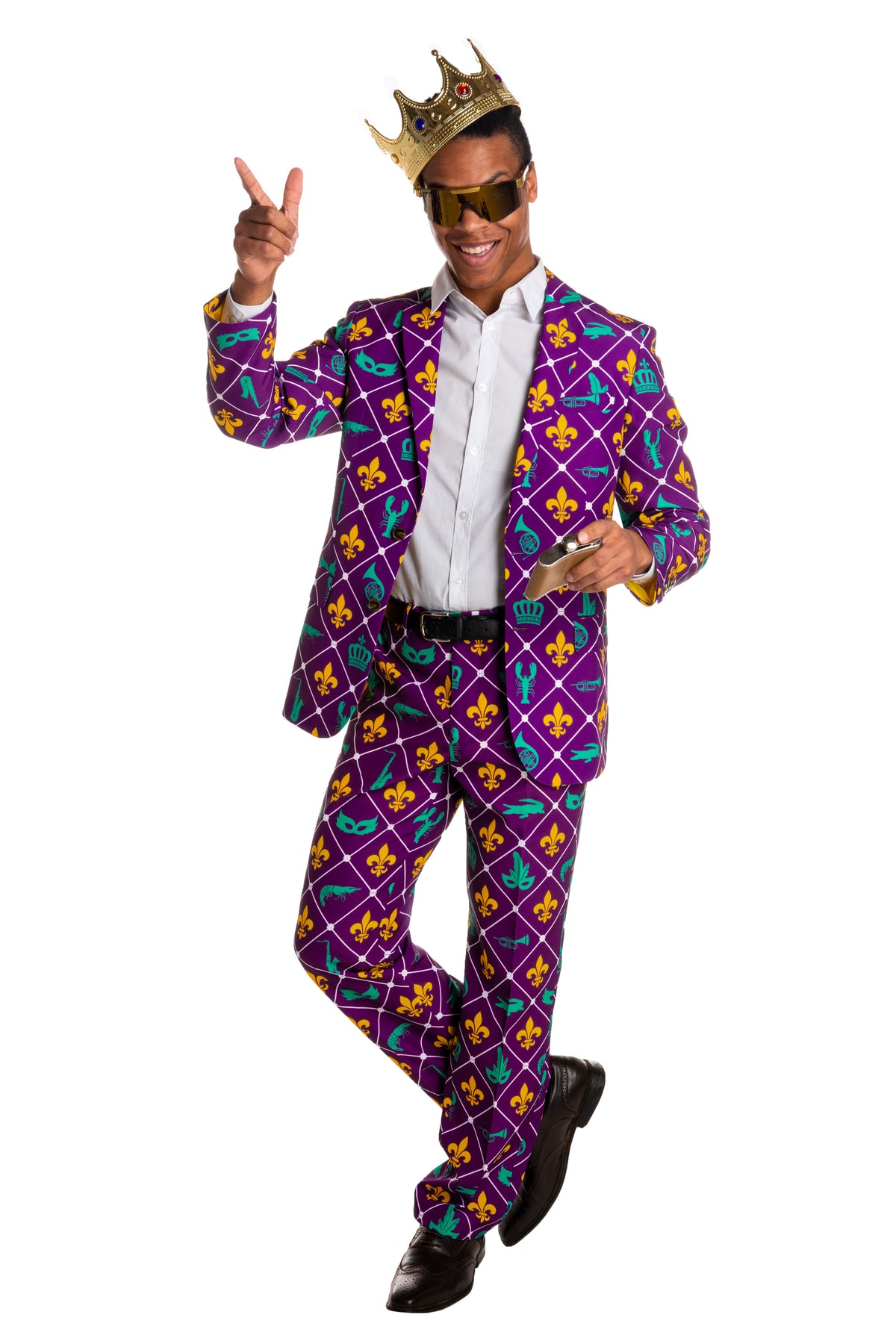 The Bourbon St. Special | Mardi Gras Diamond Suit - Shinesty