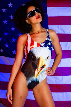 Decider USA Flag Eagle One Piece