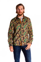 Now You See Me | Camo Long Sleeve Button Down - Shinesty