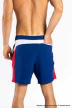 The Double Duty | American Flag Ball Hammock® 5 Inch Athletic Shorts - Shinesty
