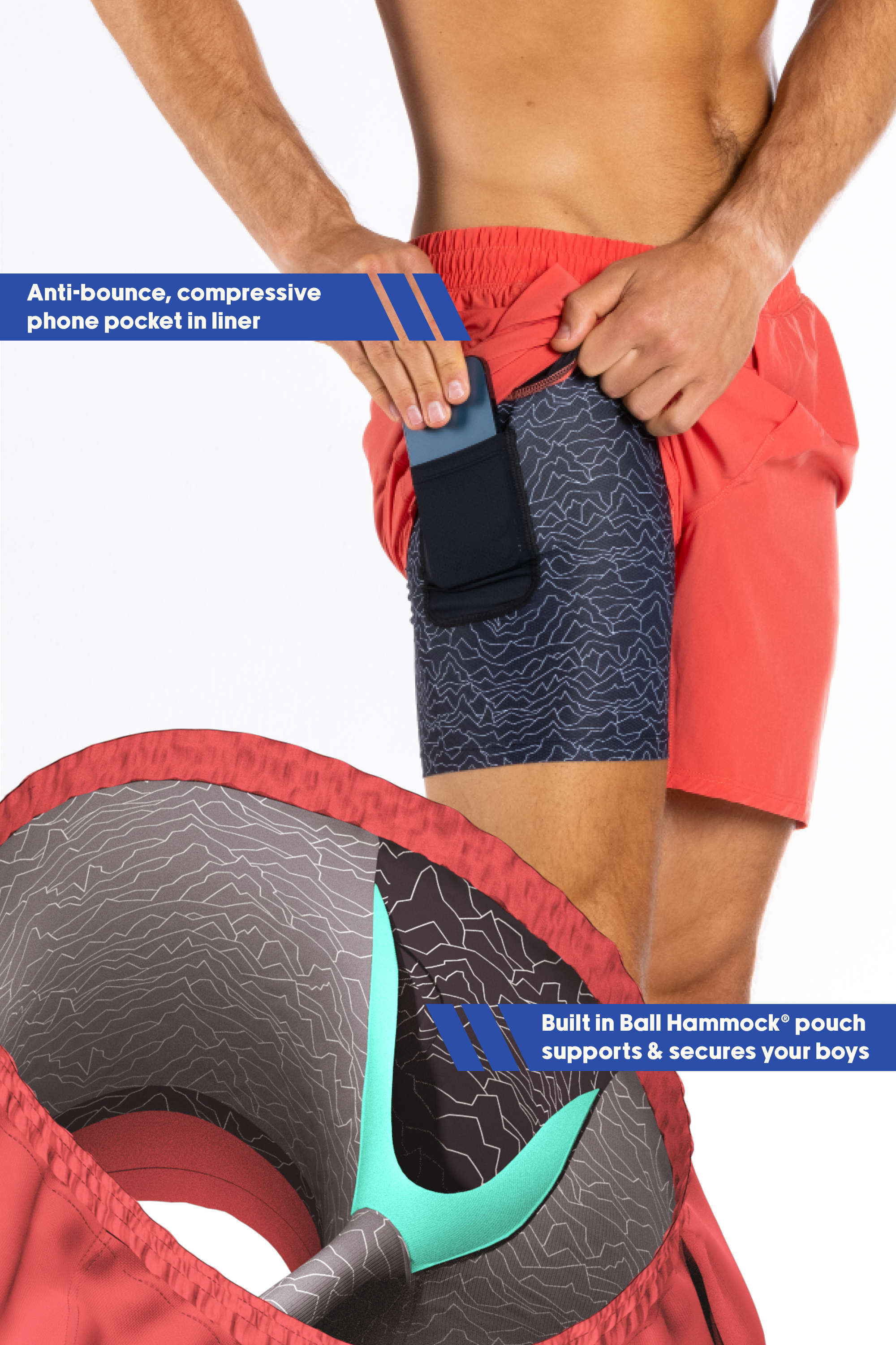The Personal Record | Red Ball Hammock® 7 Inch Athletic Shorts - Shinesty