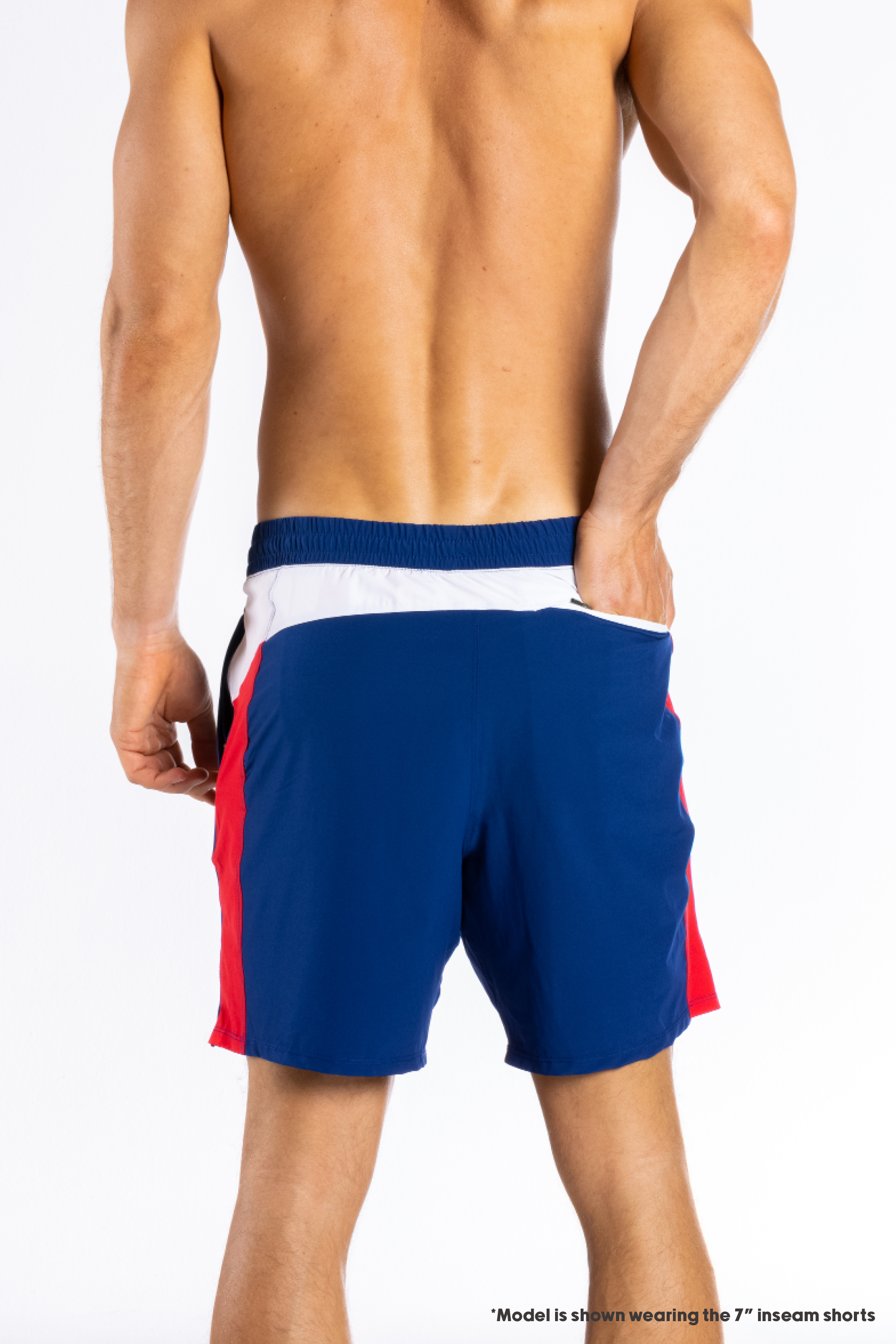 The Double Duty | American Flag Ball Hammock® 9 Inch Athletic Shorts - Shinesty