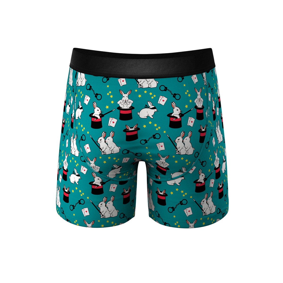 The AbracaDoMe | Magic Bunny Ball Hammock® Pouch Underwear With Fly - Shinesty