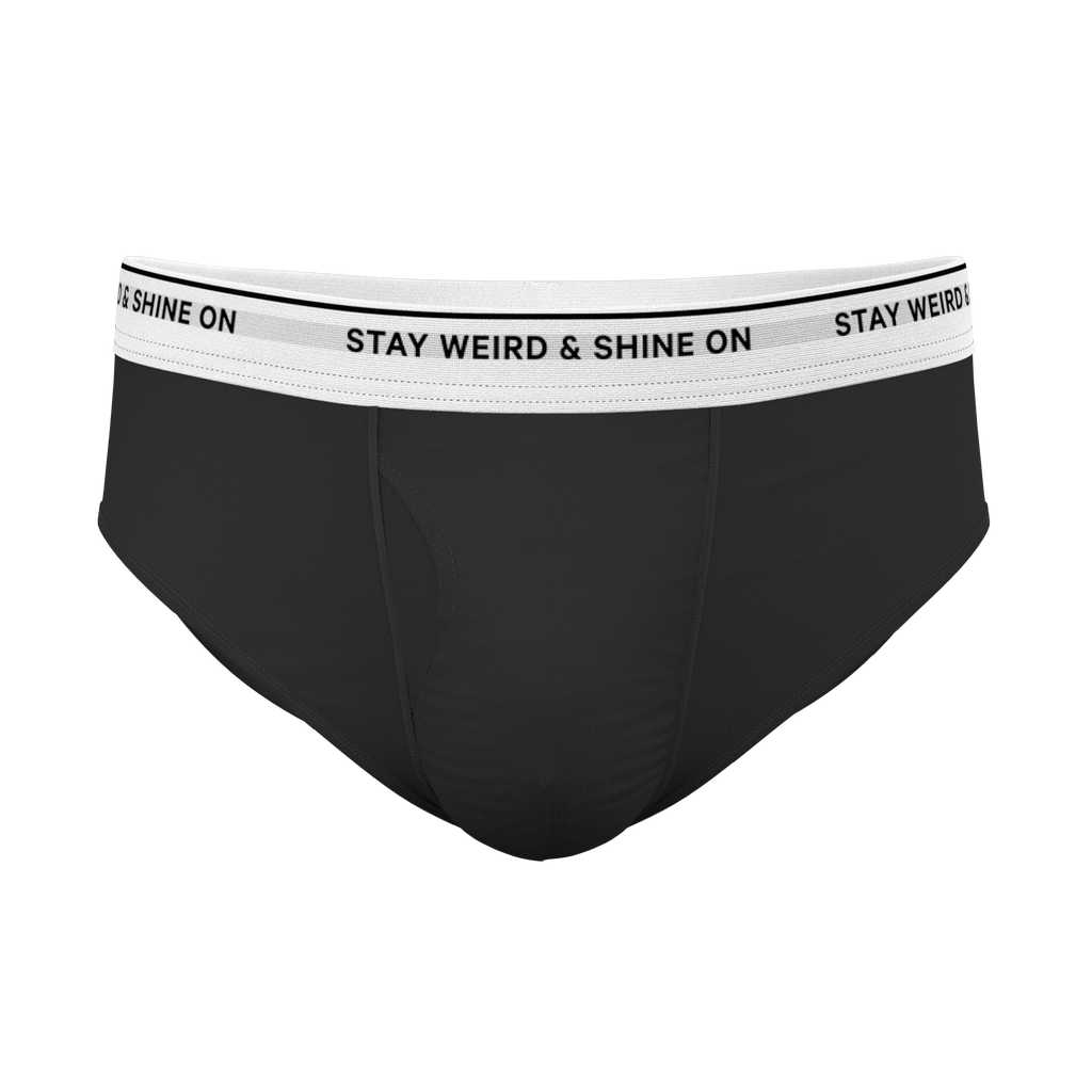 The Anthem | Black Shinesty Ball Hammock® Pouch Underwear Briefs - Shinesty