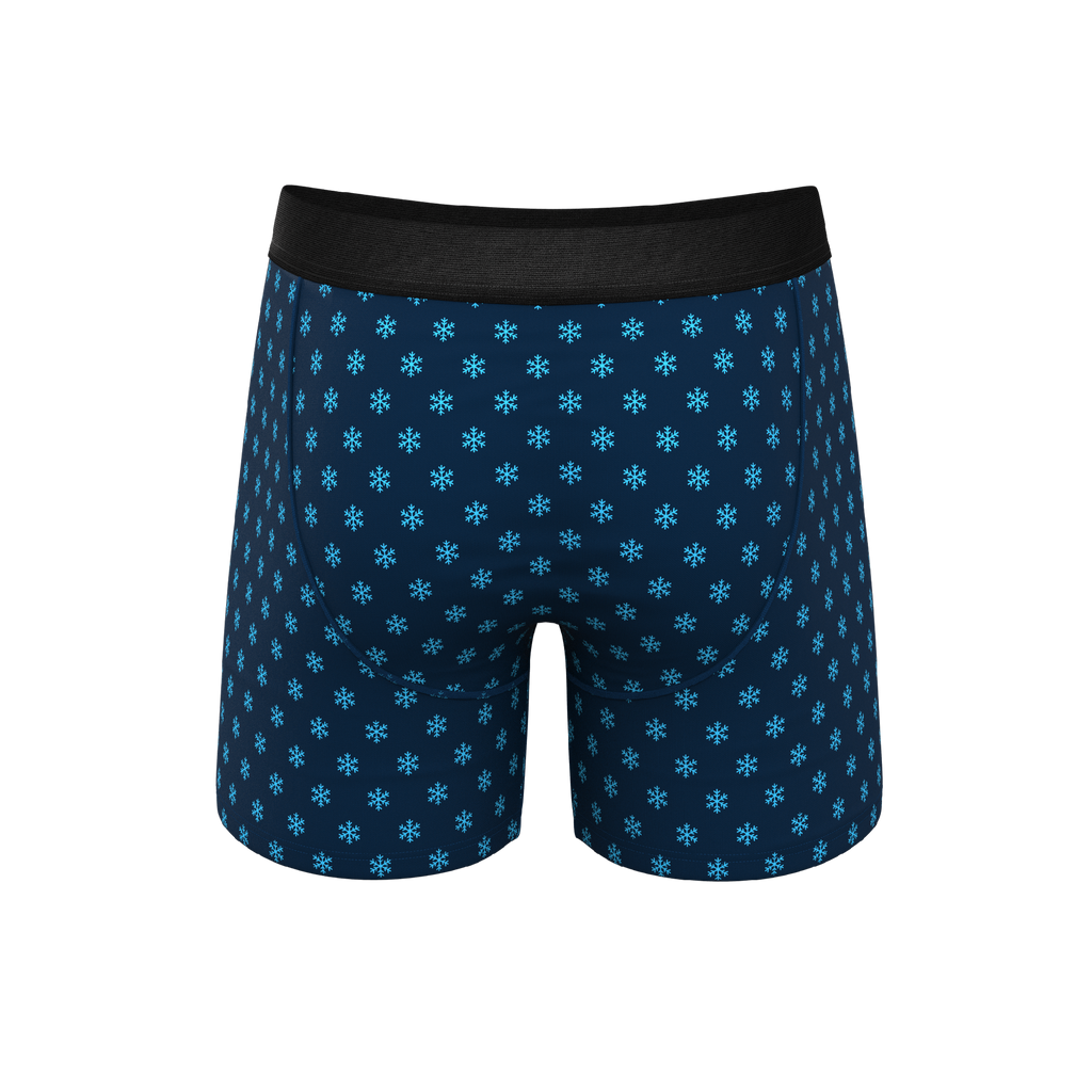 The Avalanche | Color Changing Snowflake Ball Hammock® Pouch Underwear With Fly - Shinesty