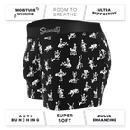 The Bare Back Bones | Glow in the Dark Skeletons Ball Hammock® Pouch Trunks Underwear - Shinesty