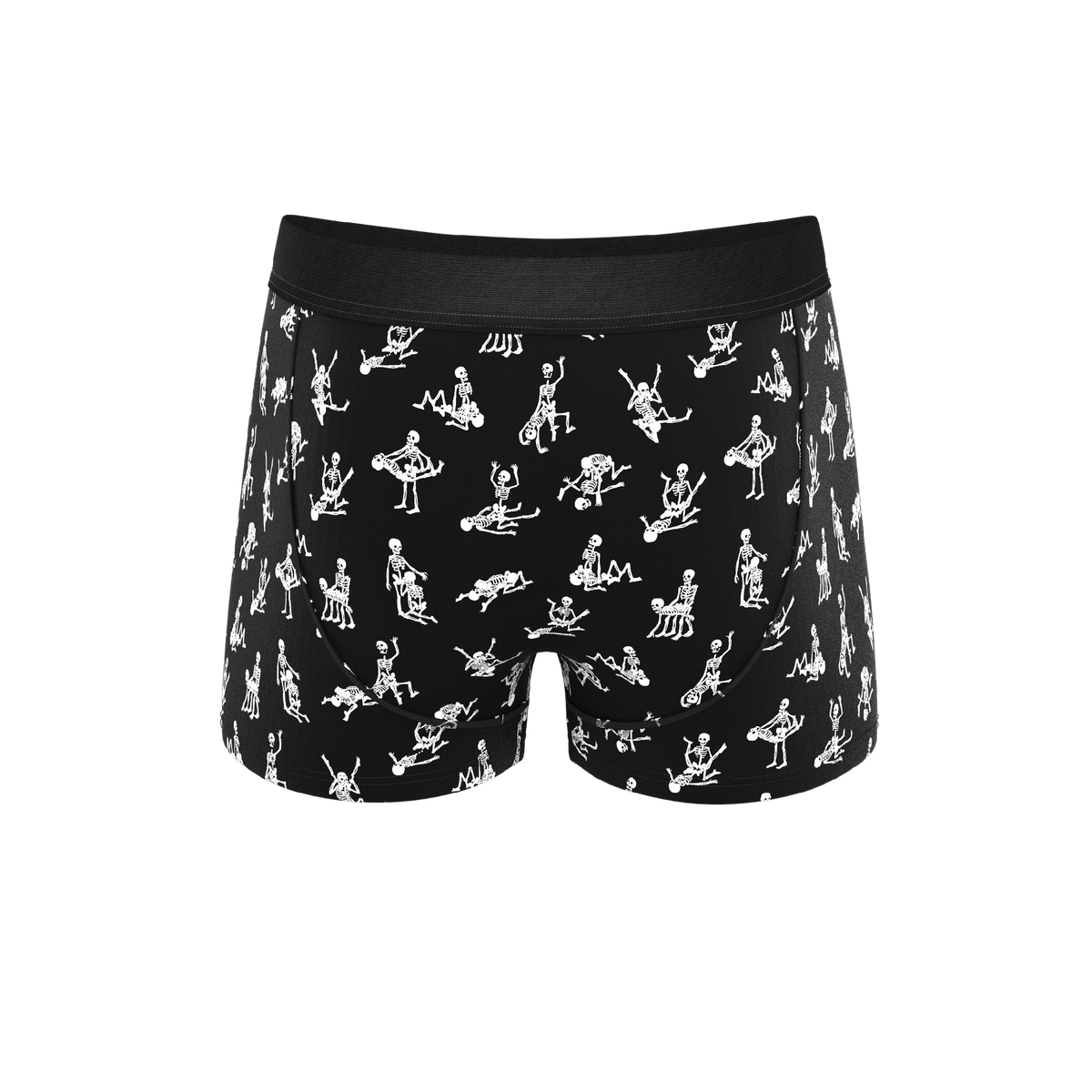 The Bare Back Bones | Glow in the Dark Skeletons Ball Hammock® Pouch Trunks Underwear - Shinesty