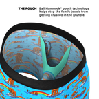 The Bear | Bear and Otter Rainbow Ball Hammock® Pouch Underwear With Fly - Shinesty
