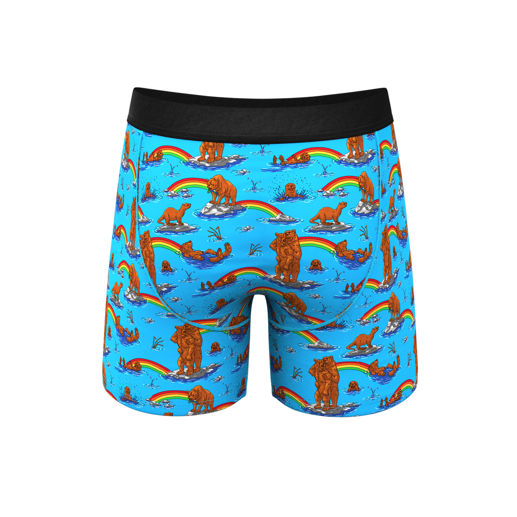 The Bear | Bear and Otter Rainbow Ball Hammock® Pouch Underwear - Shinesty