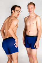 The Big Blue | Navy Ball Hammock® Boxer Couples Matching Underwear 2 Pack - Shinesty