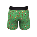 The Blitzened | Reindeer Beer Ball Hammock® Pouch Underwear With Fly - Shinesty
