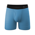 The Blue Ball Effect | Dusty Blue Ball Hammock® Pouch Underwear With Fly - Shinesty