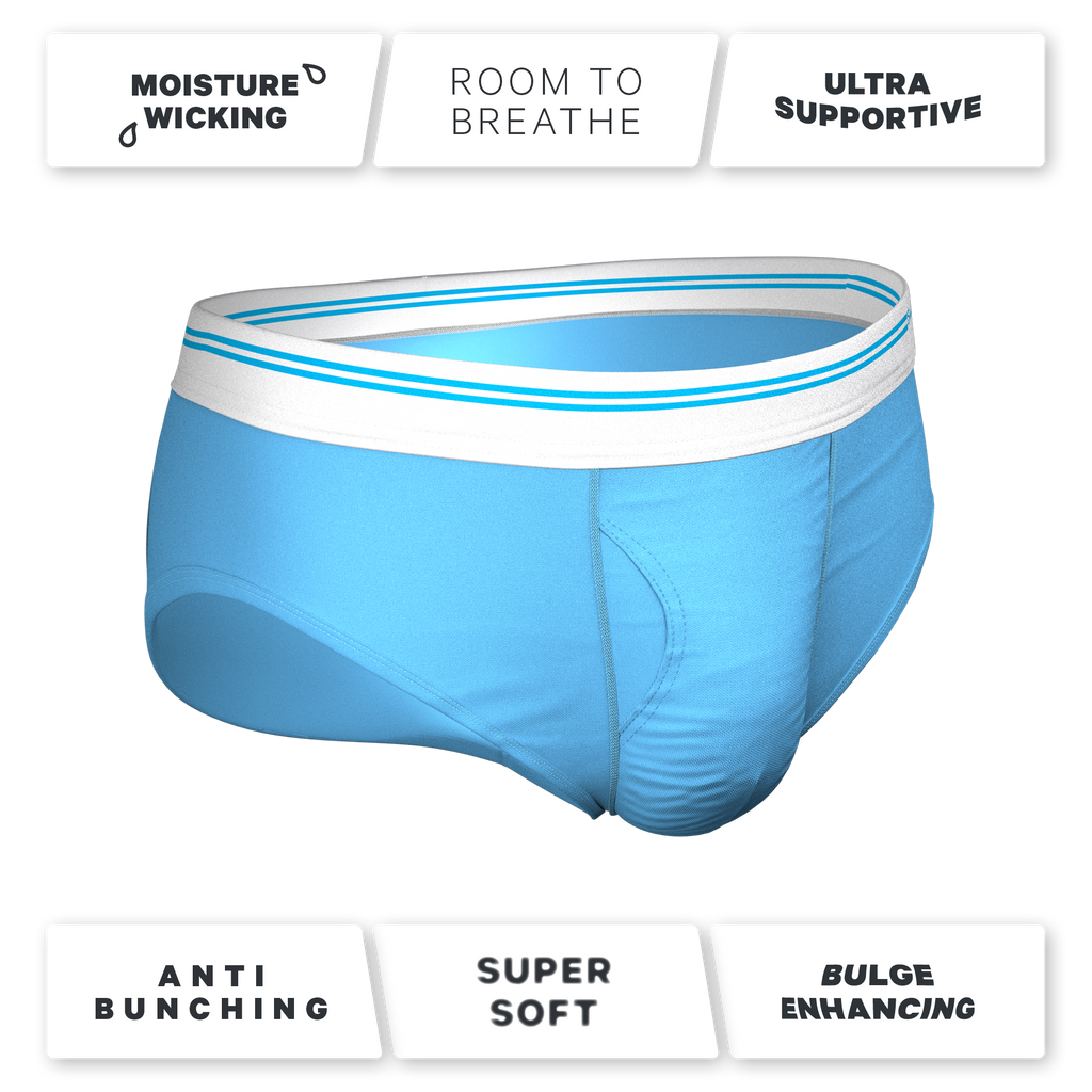 The Blue Raspberry | Light Blue Ball Hammock® Pouch Underwear Briefs - Shinesty